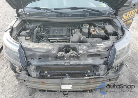 2017 Ford Explorer Police Interceptor z USA, uszkodzony, nr VIN 1FM5K8AR4HGC90351